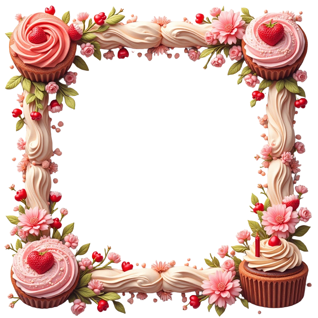 Sweet Cupcake Frame